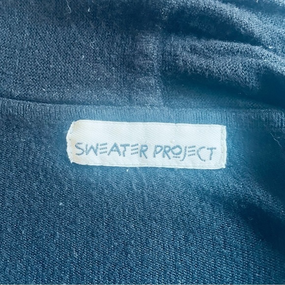 Black Long Sleeve Open Top Draped Women’s Size S - Picture 11 of 11